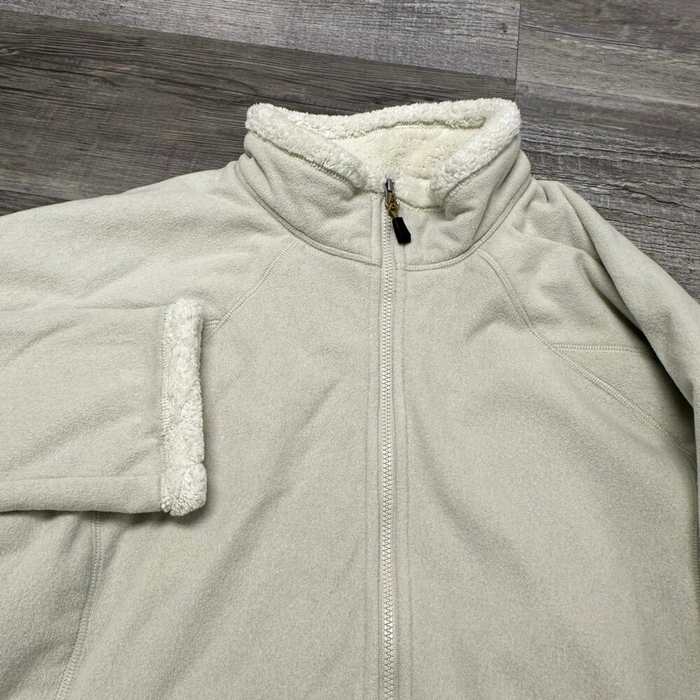 Nike ACG Light Mint Green Women L Full Zip Mock Neck Sherpa Fleece Lined Jacket‎